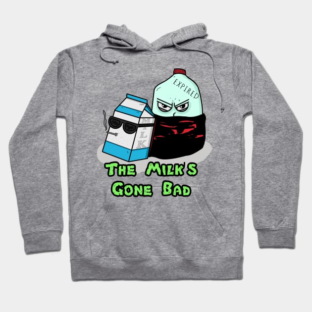 The Milk's Gone Bad Hoodie by RG Illustration